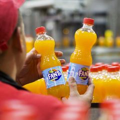 Produktion von Fanta