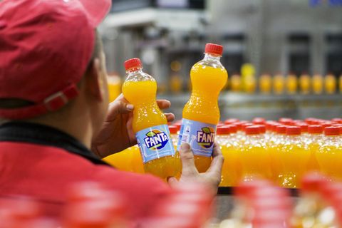 Produktion von Fanta