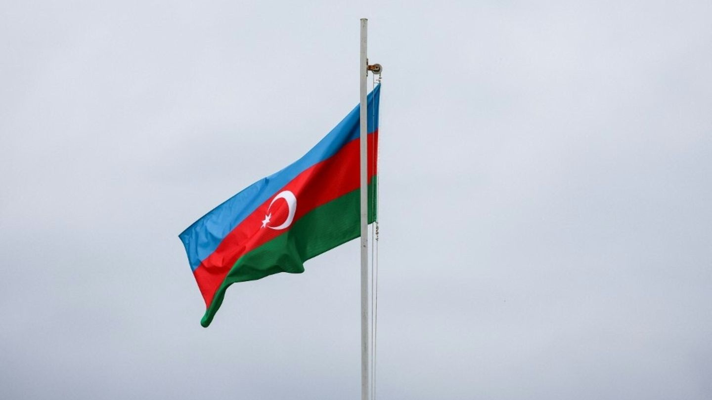 Aserbaidschanische Flagge