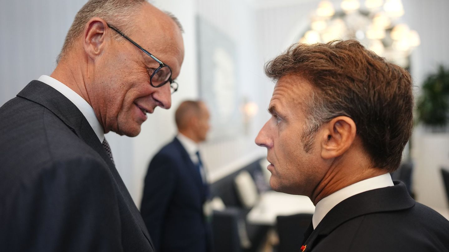 Merz und Macron starten beim EU-Westbalkan-Gipfel eine gemeinsame Initiative. Foto: Kay Nietfeld/dpa