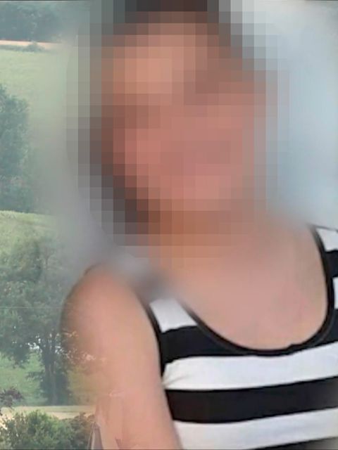 Ein verpixeltes Foto des vermissten Mädchens in Frankreich