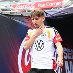 Lennart Karl vor dem Fußball-WM-Testspiel gegen die USA