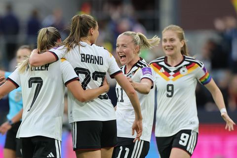 Große Freude: Die DFB-Frauen fahren zur WM 2027 nach Brasilien