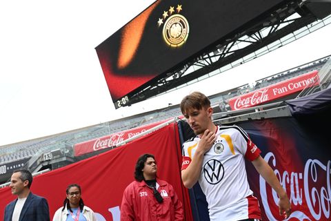 Lennart Karl verletzte sich im Training - das Aus schon vor der WM. Foto: Federico Gambarini/dpa
