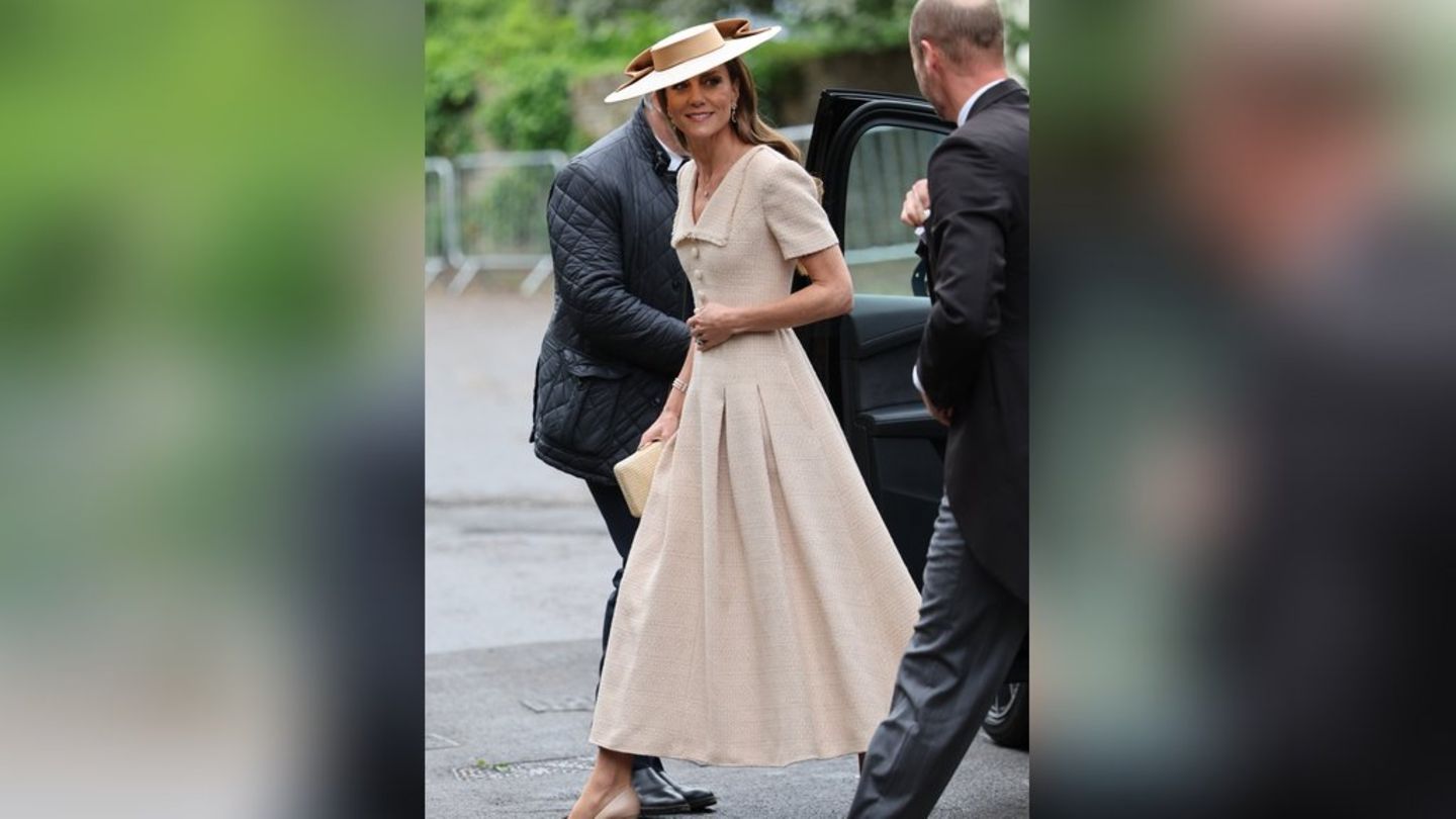 Prinzessin Kate: Eleganter Auftritt als Hochzeitsgast