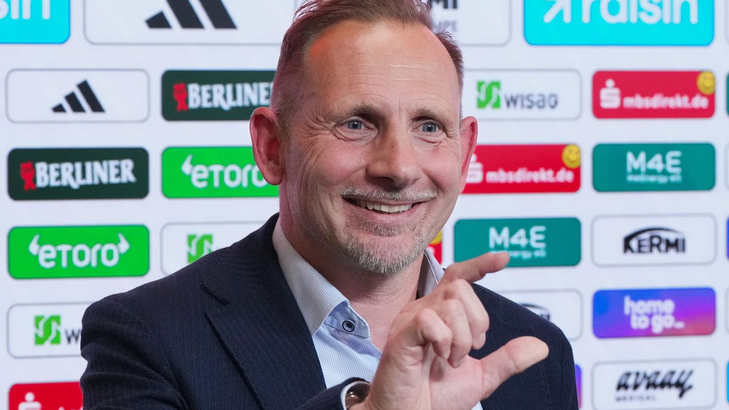 Union-Trainer Mauro Lustrinelli. (Archivbild) Foto: Soeren Stache/dpa