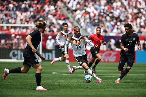 Leroy Sané (M) gegen die USA