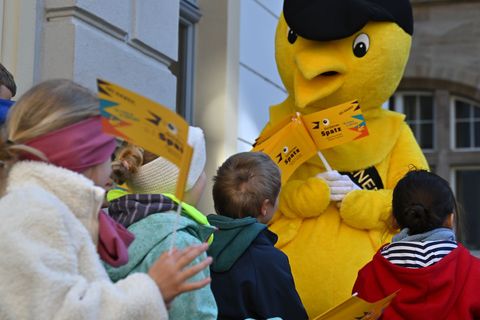 Mit tausenden Besuchern gehört der „Goldene Spatz“ nach eigenen Angaben zu den wichtigsten Plattformen für Kindermedien im deuts
