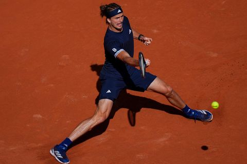 Zverev auf dem Sandplatz in Paris