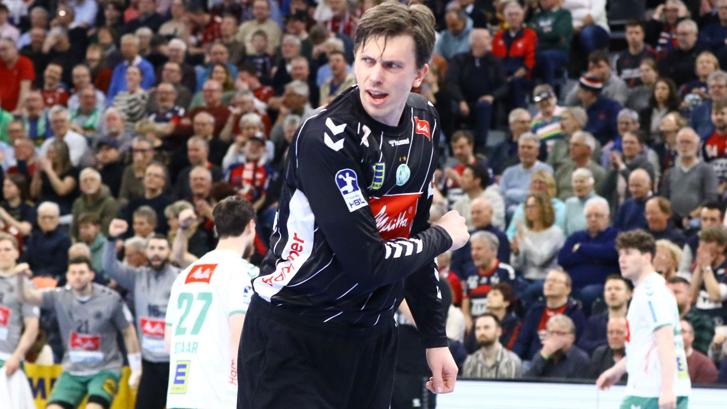 Malte Semisch und GWD Minden steigen aus der Handball-Bundesliga ab. (Archivbild) Foto: Michael Hundt/dpa