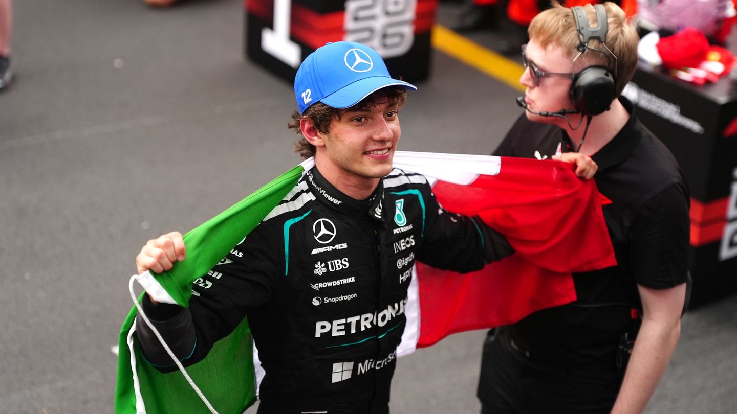 Unaufhaltsam auch in Monaco: WM-Spitzenreiter Kimi Antonelli. Foto: David Davies/PA Wire/dpa
