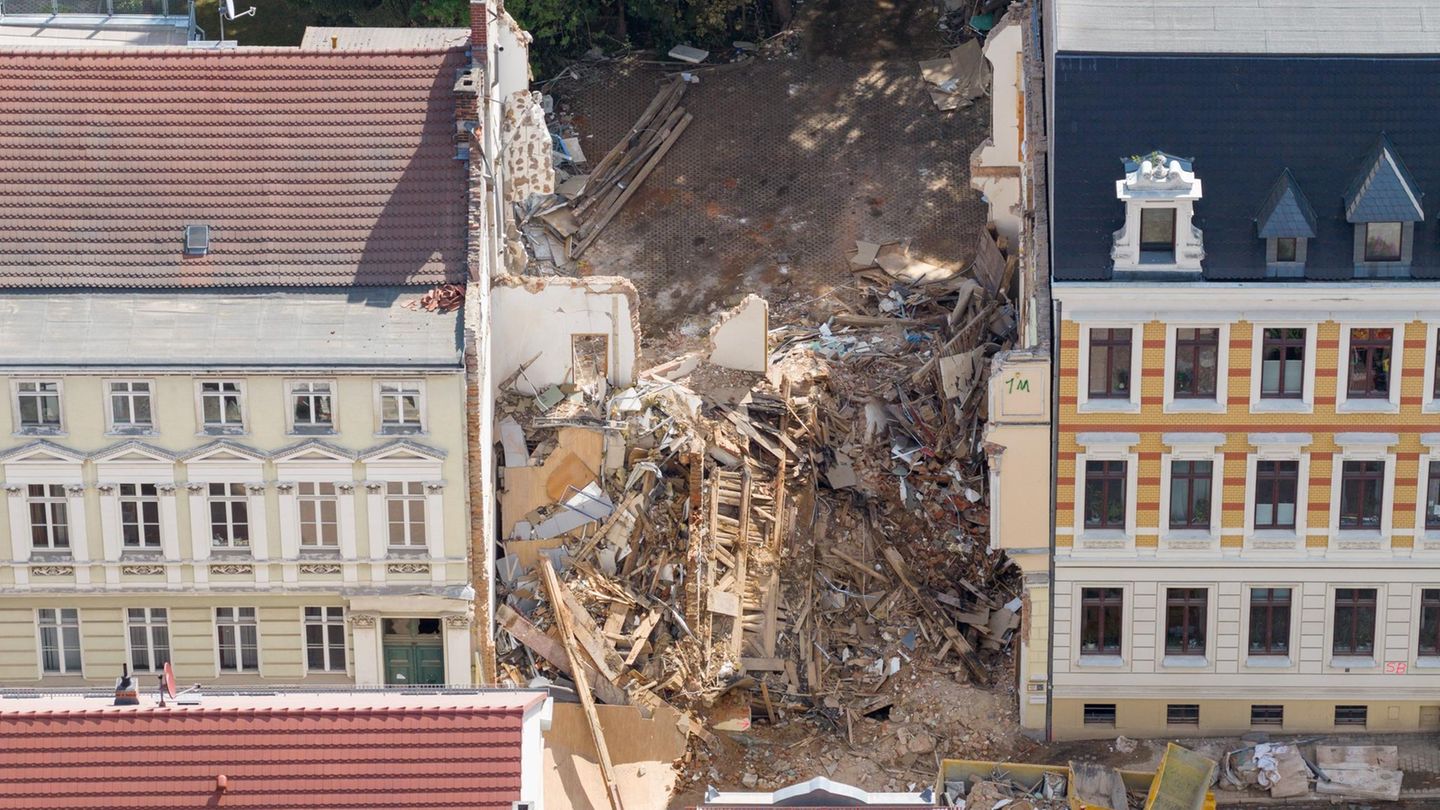 Laut MDR: Zwei Festnahmen nach Hauseinsturz in Görlitz