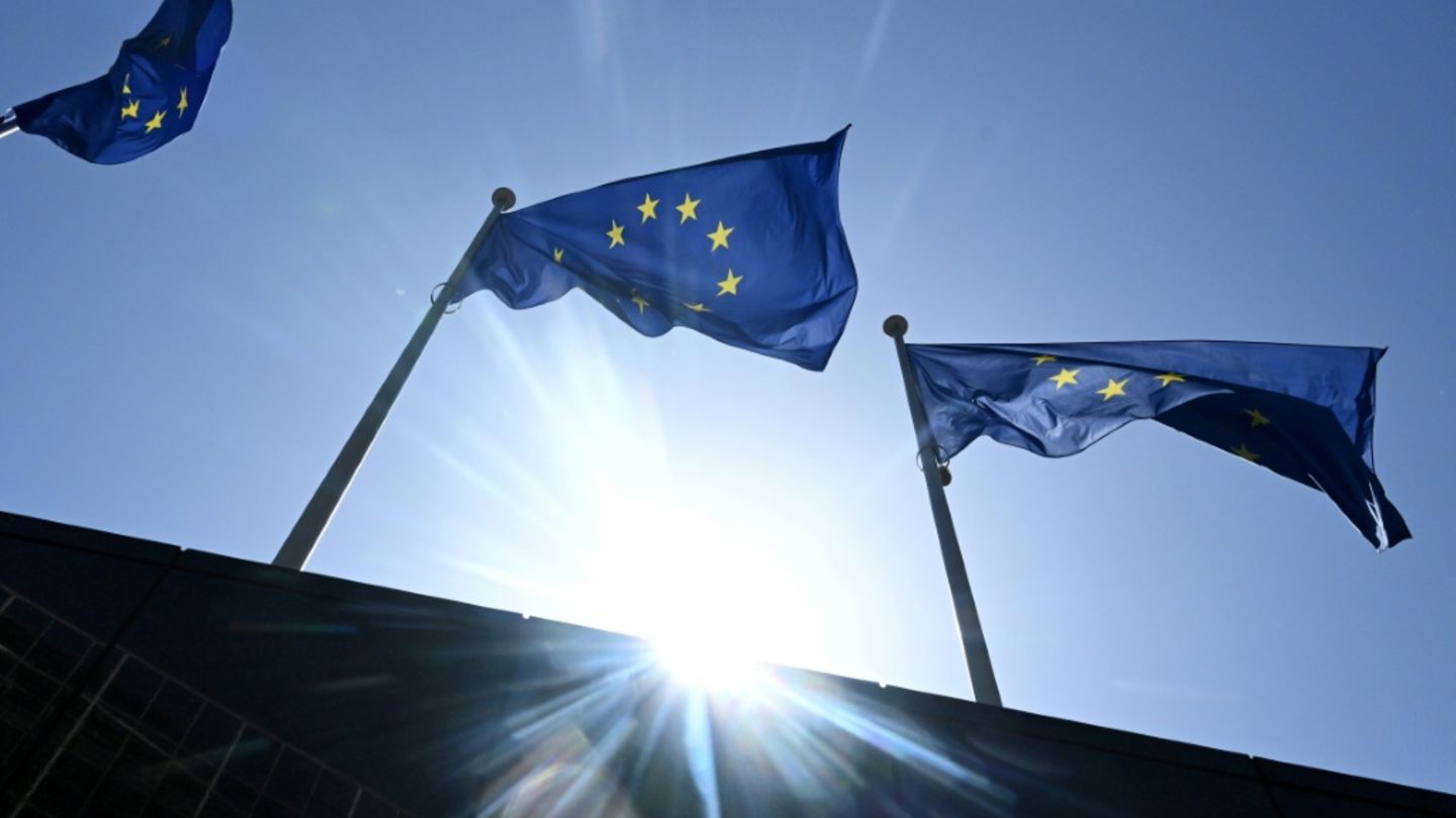 EU-Flaggen in Brüssel