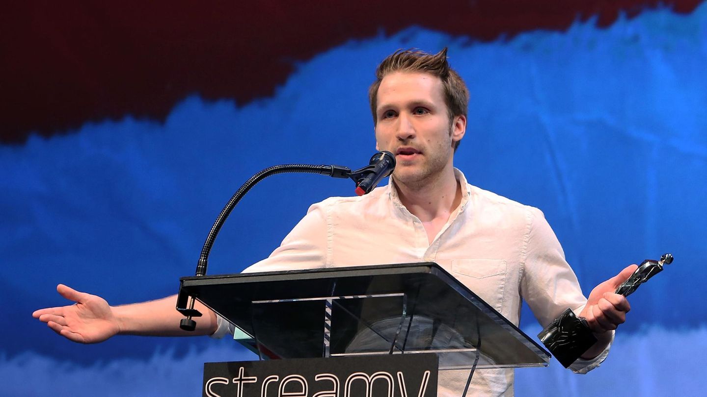 Youtuber Jesse Ridgway im Jahr 2018 bei der Preisverleihung Streamys Premiere Awards (Archivbild)