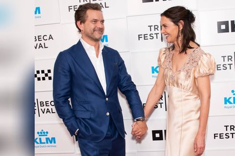 Katie Holmes und Joshua Jackson bei der Premierenfeier ihres neuen Films „Happy Hours“.