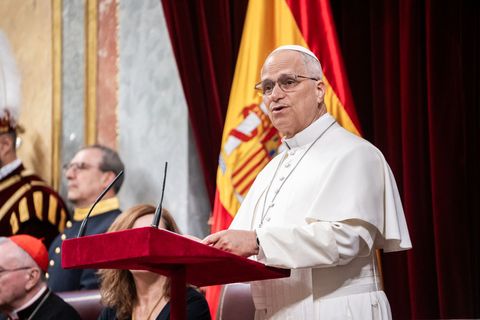 Der Pontifex spricht im spanischen Parlament Klartext. Foto: César Vallejo Rodríguez/EUROPA PRESS/dpa