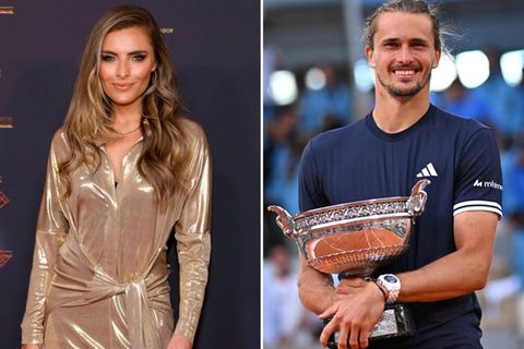 Sophia Thomalla ist zu Alexander Zverev nach Paris gereist.