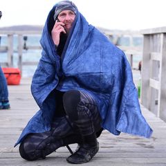 Meeresbiologe Marc Robert Lehmann nach einem Wal-Rettungsversuch vor Timmendorfer Strand