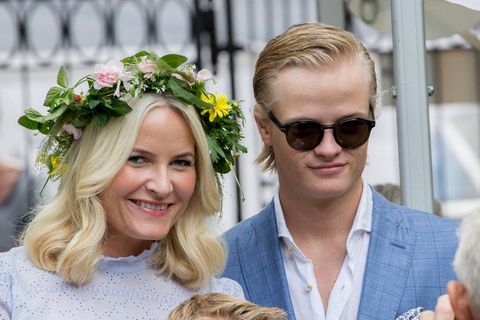 Prinzessin Mette-Marit und ihr Sohn Marius im Jahr 2016