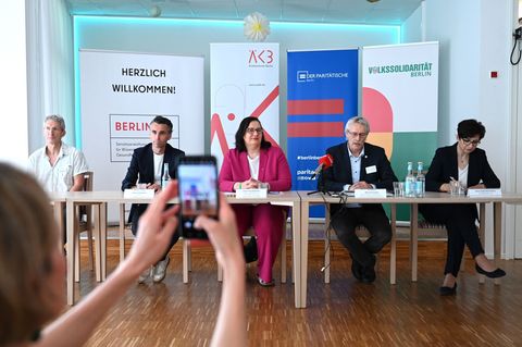 Das Aktionsbündnis Hitzeschutz Berlin wurde 2022 gegründet. Foto: Elisa Schu/dpa