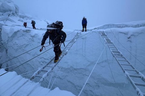 Mount Everest Eisspalte