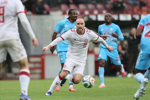 Dänemarks Nationalspieler Christian Eriksen. Foto: Bruno Fahy/Belga/dpa