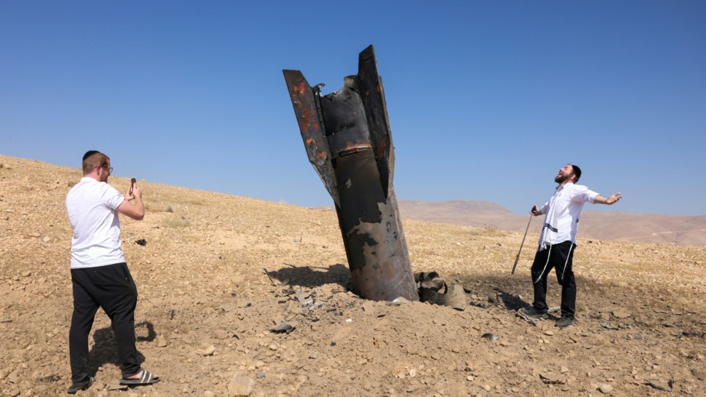 Vom Iran abgefeuerte Rakete