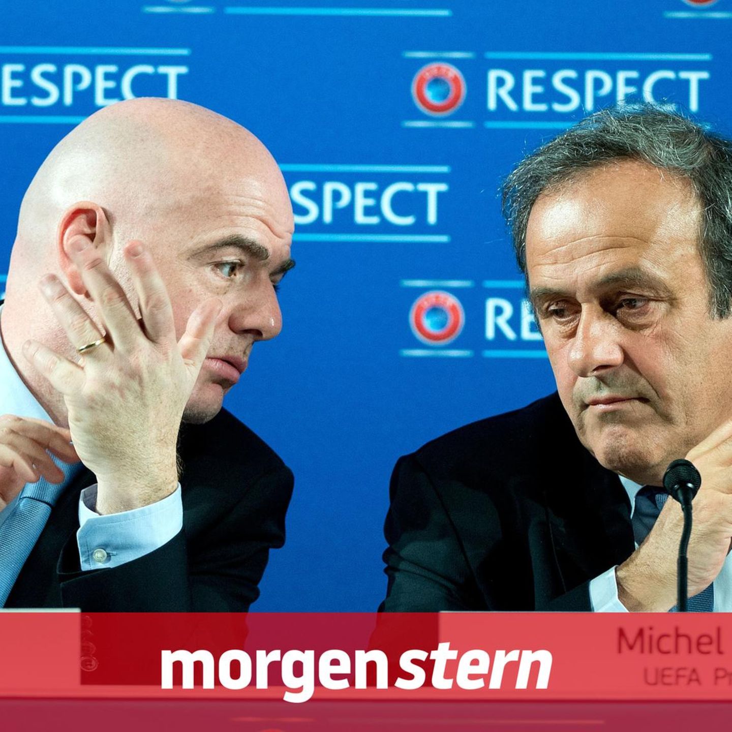 Gianni Infantino und Michel Platini