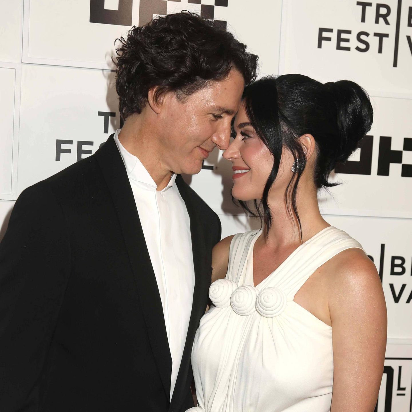 Katy Perry konnte am Montagabend die Augen nicht von Justin Trudeau lassen.