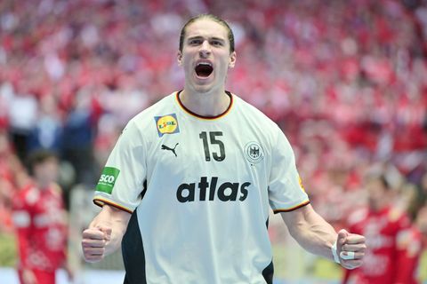 Könnte mit Aalborg den größten Titel seiner Karriere gewinnen: Juri Knorr. (Archivbild) Foto: Sina Schuldt/dpa