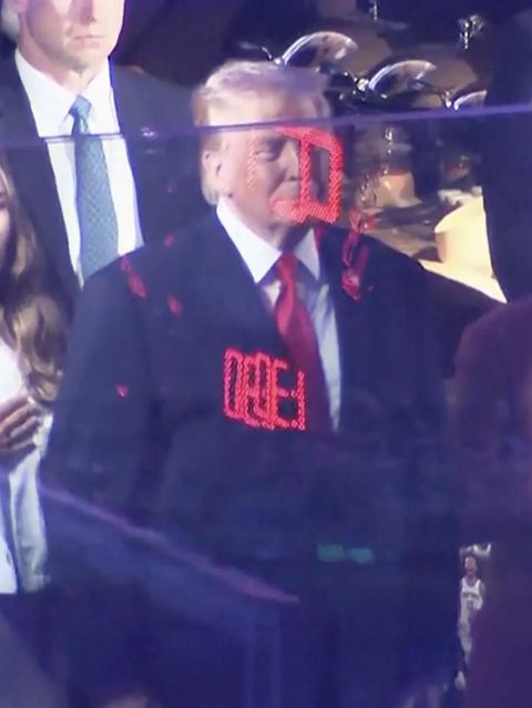 Trump wird beim NBA-Finalspiel in New York von den Fans ausgebuht.