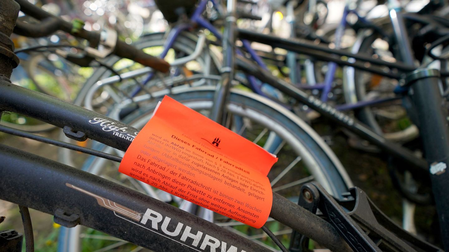 Aktion gegen Fahrradschrott: Stadtreinigung starte