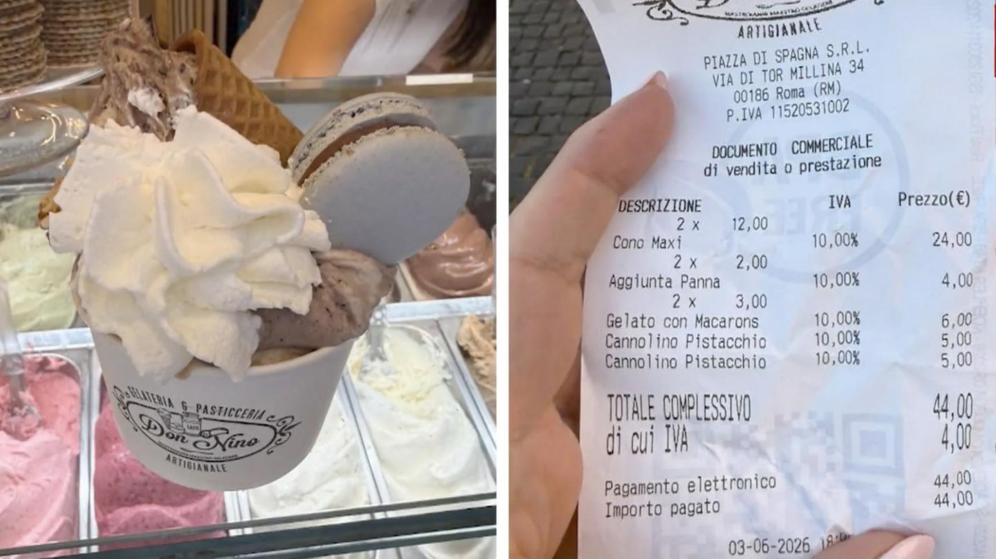 Touri-Falle in Rom: 22 Euro für ein Eis: Diese Rec