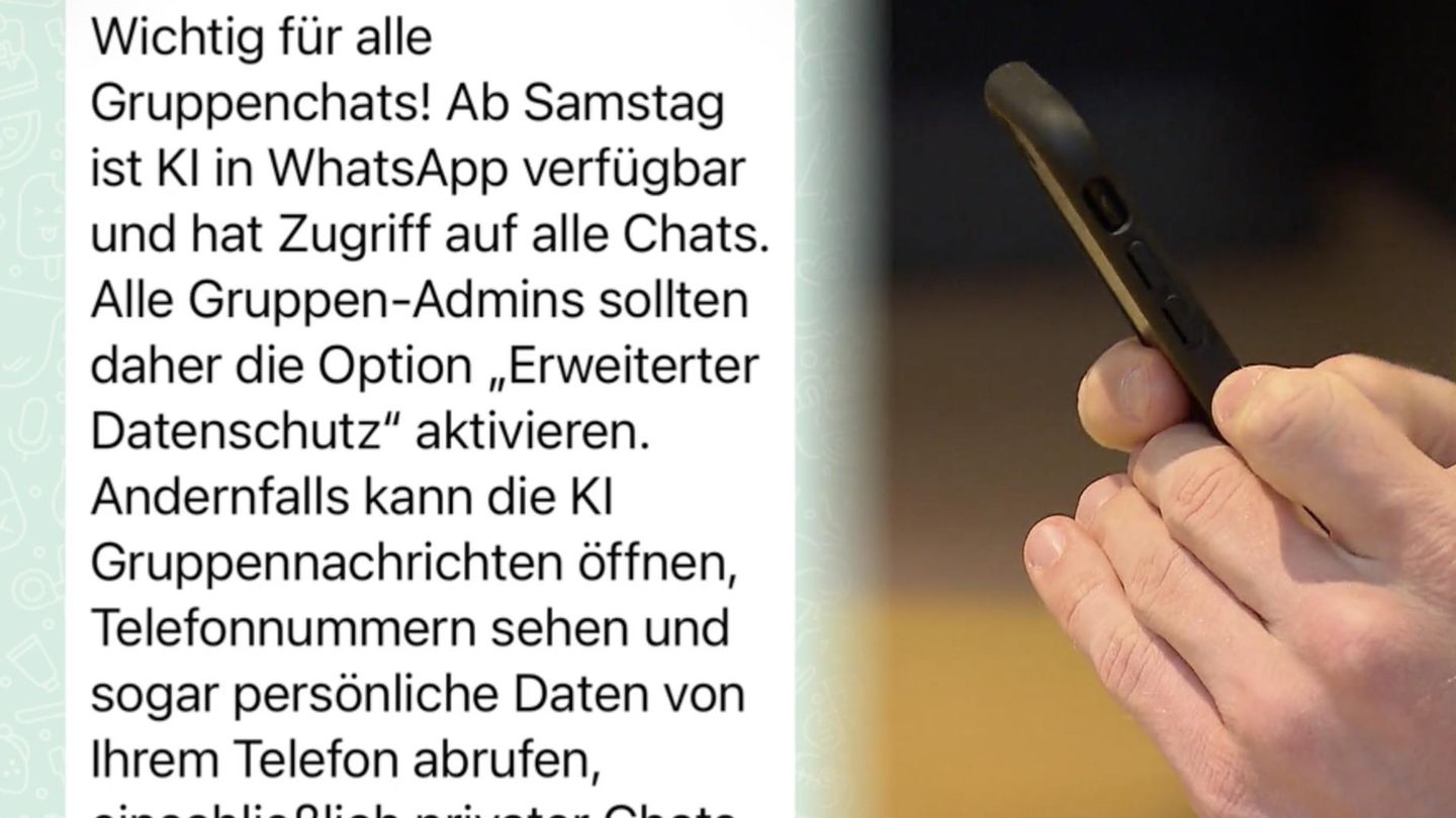 Kettenbrief-Nachricht: Diese KI-Warnung wird masse