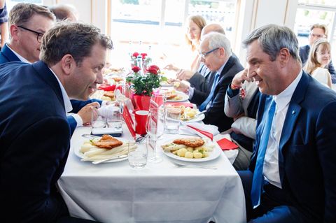 CSU-Chef Söder spricht mit SPD-Chef Klingbeil