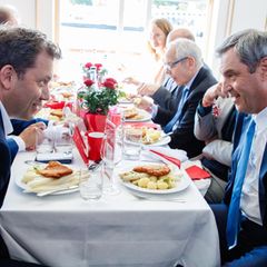 CSU-Chef Söder spricht mit SPD-Chef Klingbeil
