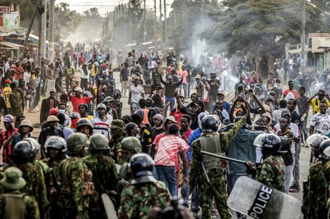 Proteste in Nanyuki