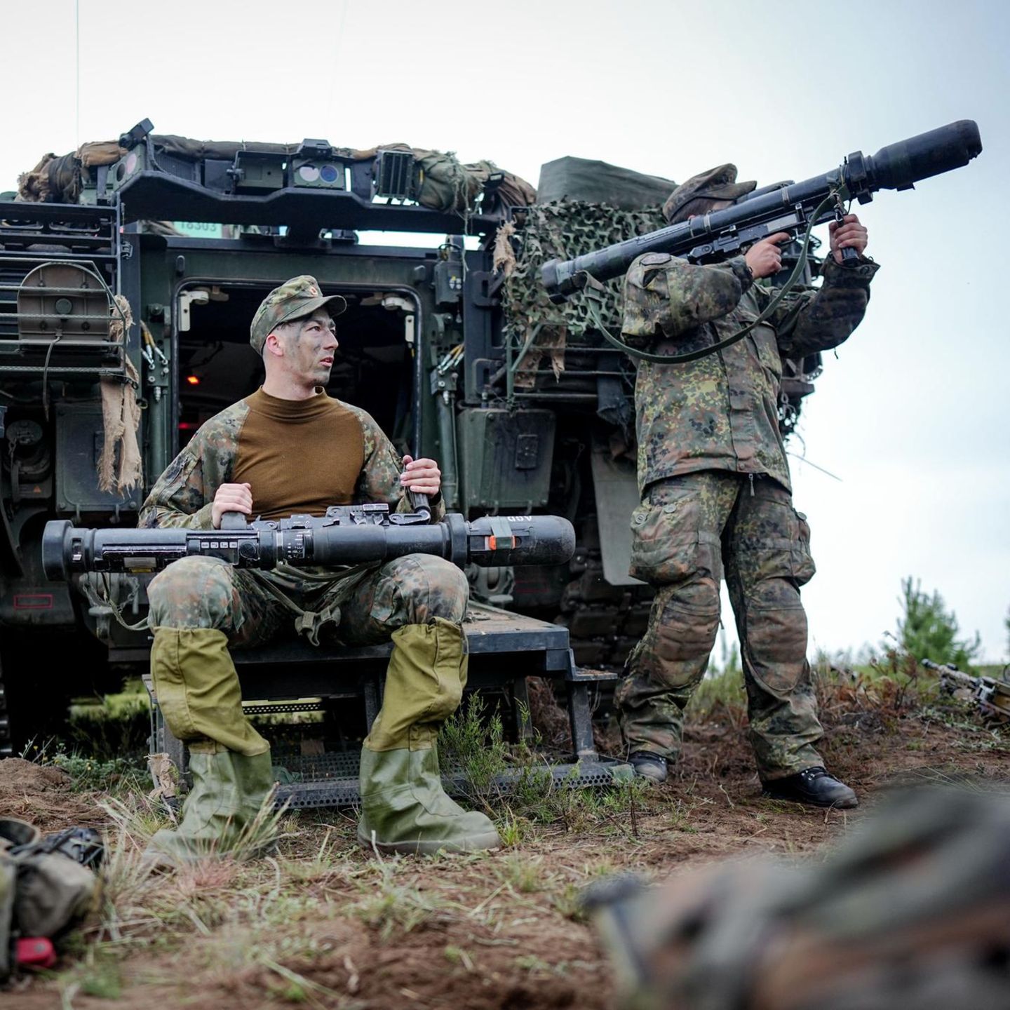 Soldaten der Bundeswehr bereiten sich auf die Großübung „Freedom Shield 2026“ der neuen Panzerbrigade 45 in Litauen vor