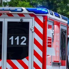 Notarztwagen Heckansicht Würzburg