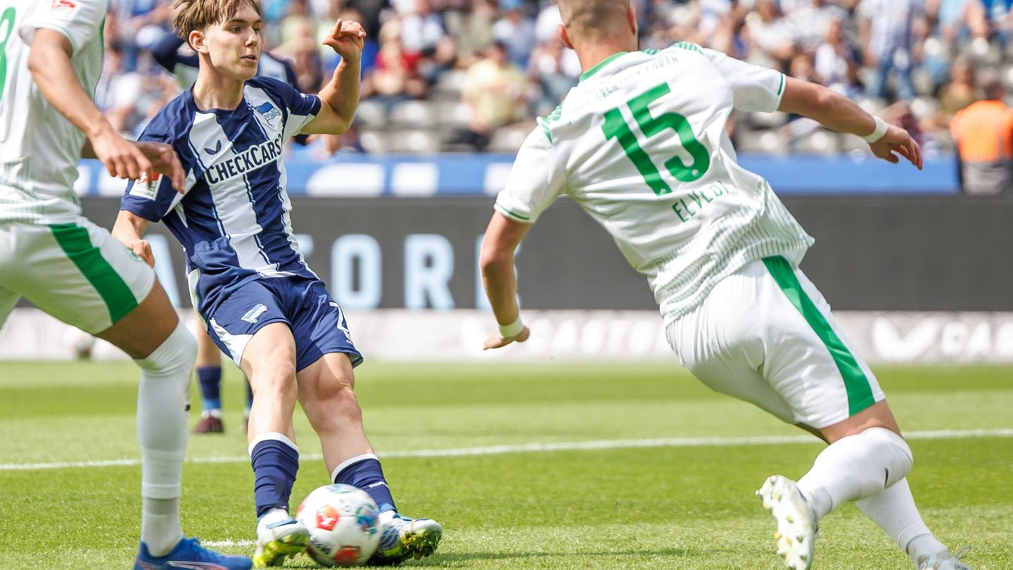 Fußball: Jungstar Eichhorn verlässt Hertha in Richtung Leverkusen