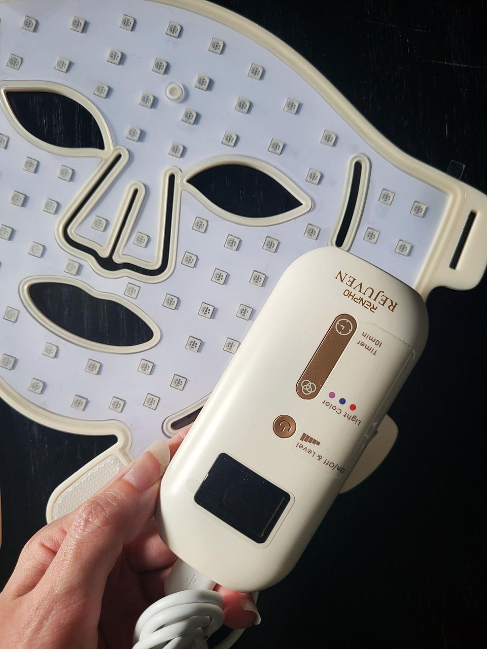 led gesichtsmaske test renpho