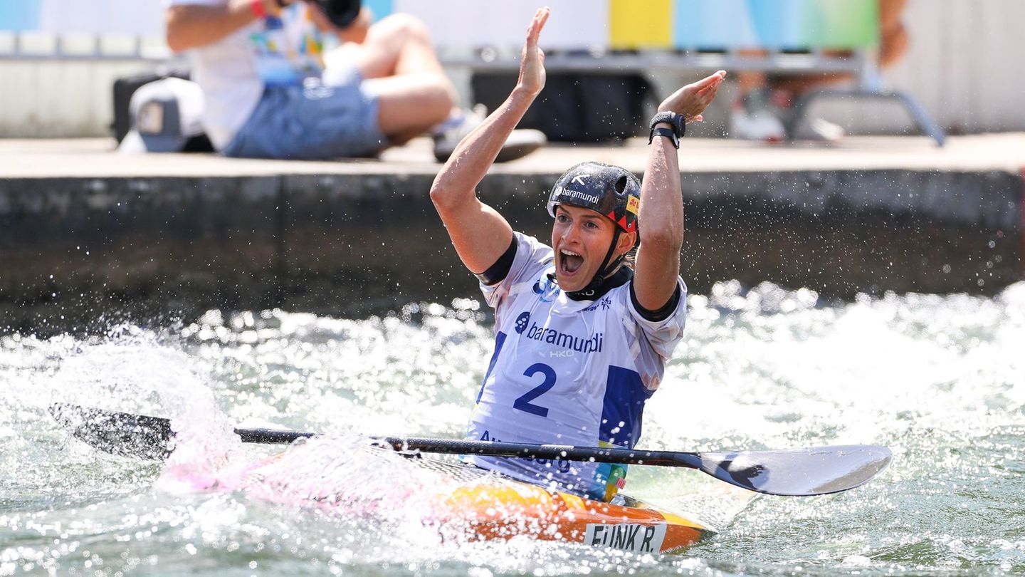 Kanuslalom-Weltcup: Slalomkanutin Ricarda Funk gewinnt Heim-Weltcup in Augsburg