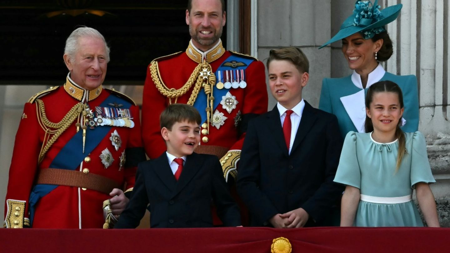 Geburtstagsparade „Trooping the Colour“ für König Charles III. in London