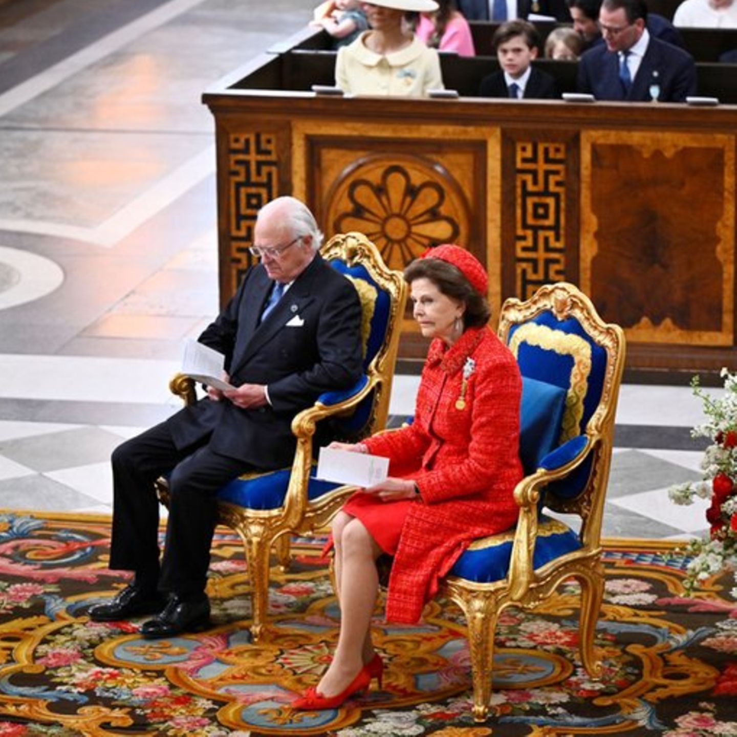 König Carl Gustaf und Königin Silvia feiern ihre Goldene Hochzeit in Stockholm