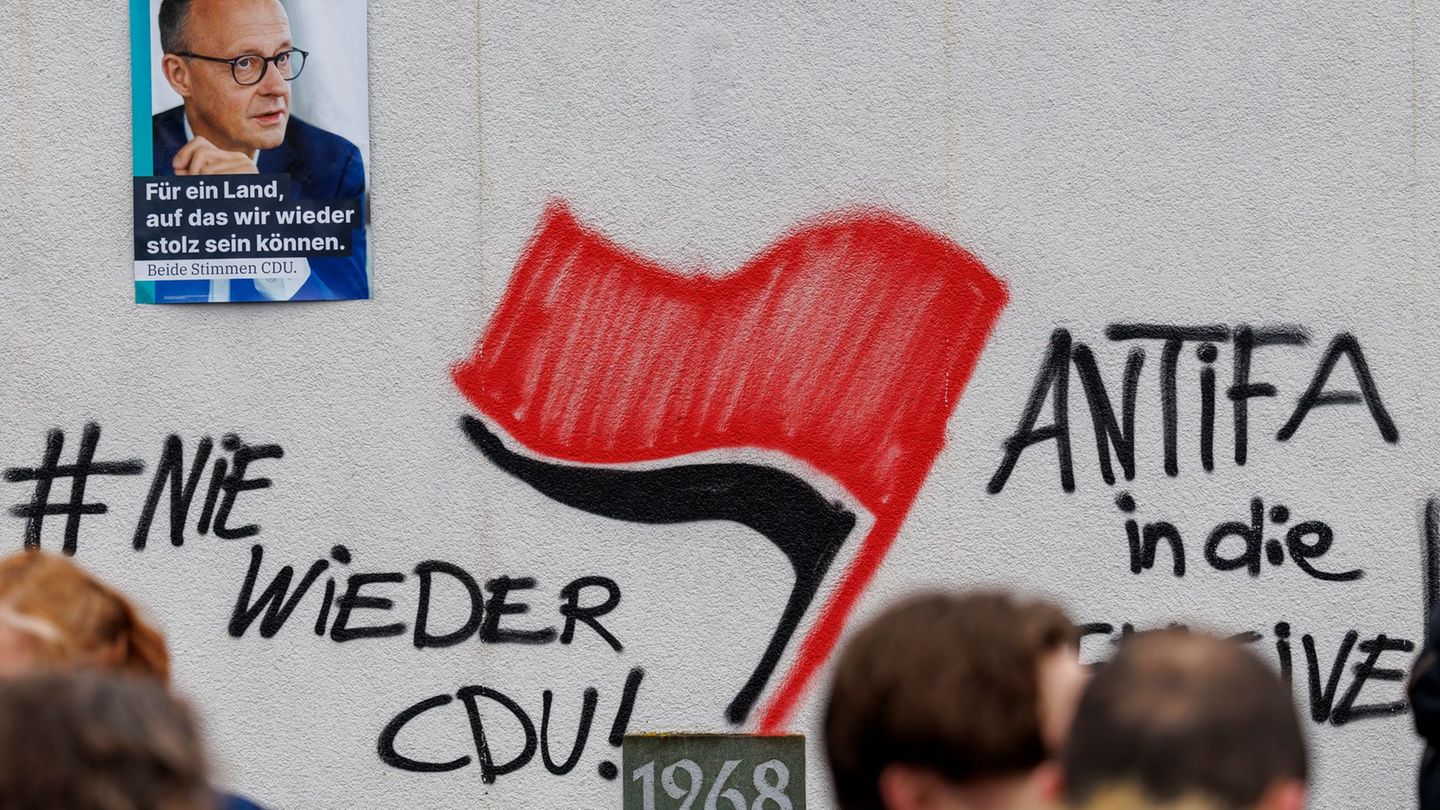 Anti-Merz-Graffiti: Ermittlungen nach Anti-Merz-Graffitis eingestellt