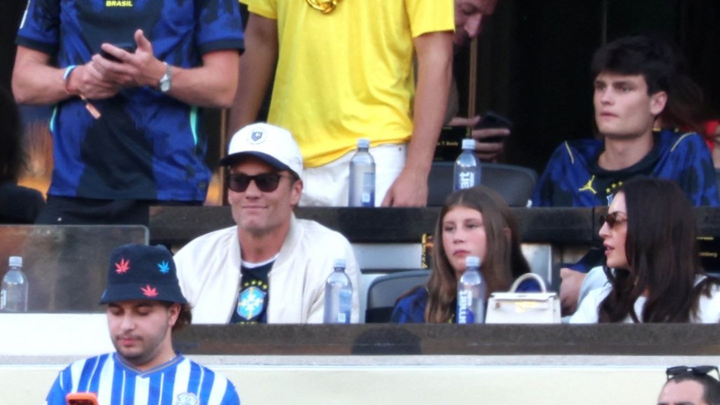 Tom Brady und Tochter Vivian: Stadionbesuch beim Brasilien-Spiel