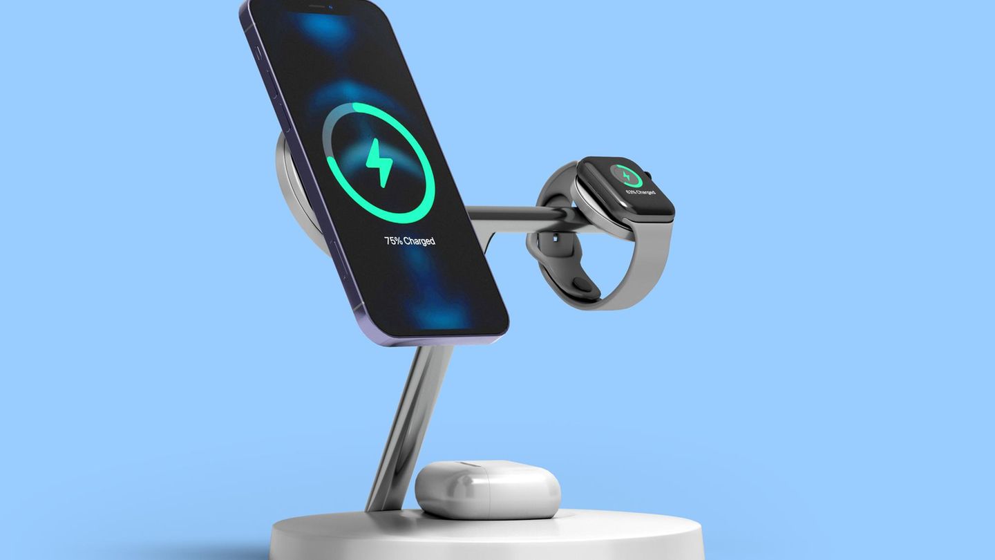 Qi-Ladegerät: 50 tatt 130 Euro: Das 3-in-1-Ladegerät von Belkin im Deal-Check