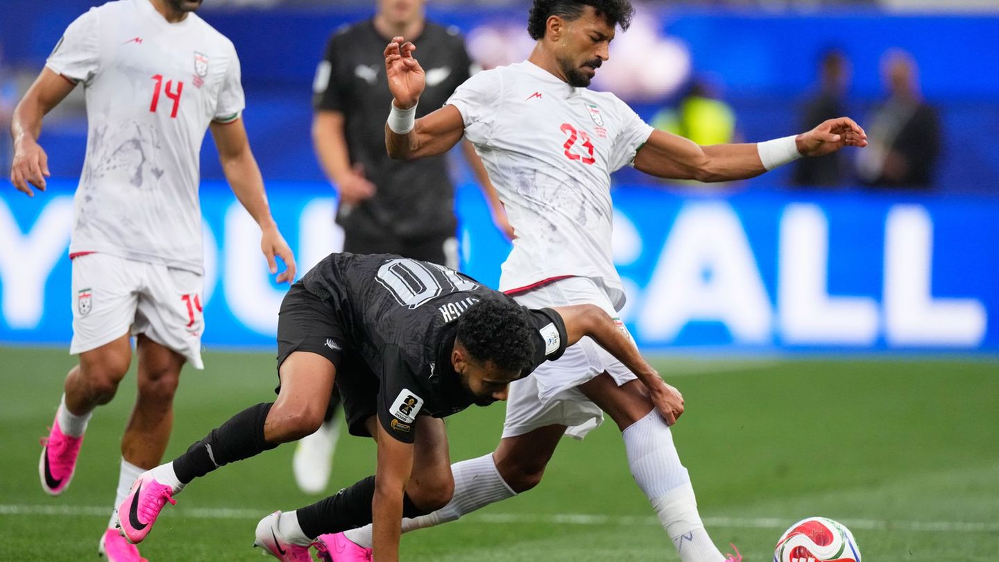 Fußball-WM: Iran trotzt politischem Druck - 2:2 gegen Neuseeland