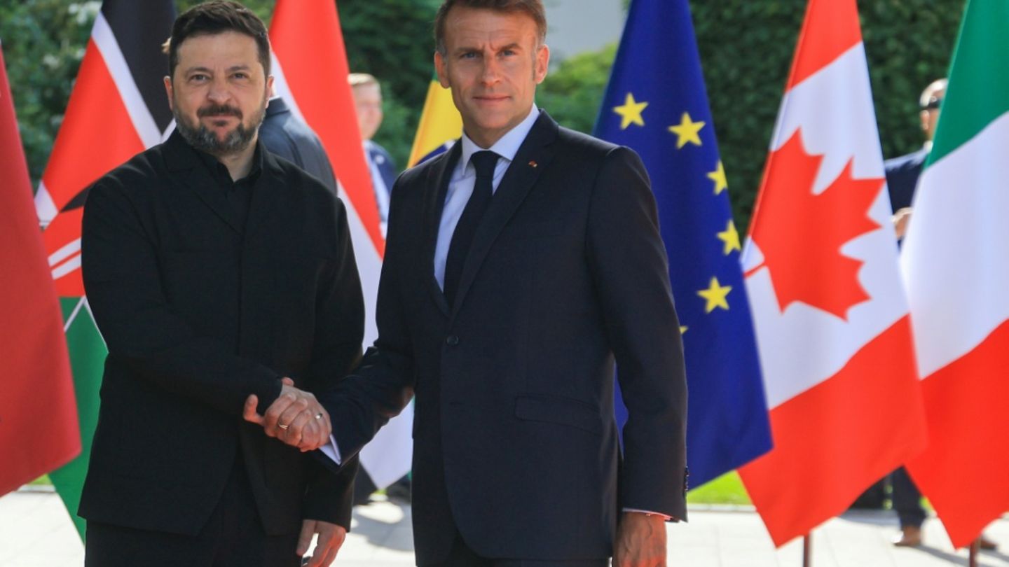 Ukrainischer Präsident Selenskyj beim G7-Gipfel eingetroffen