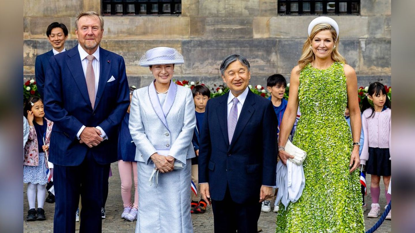 Niederländische Royals: Sie empfangen japanisches Kaiserpaar